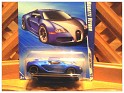 1:64 - Mattel - Hotwheels - Bugatti  Veyron - 2010 - Azul - Competición - Hot auction - 1